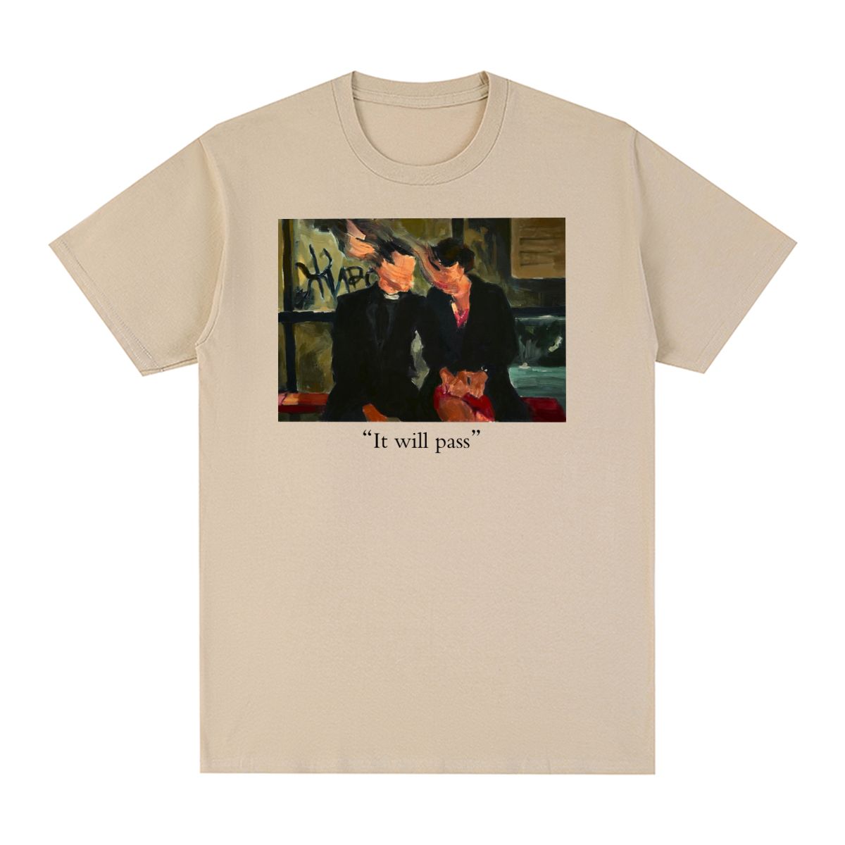 XIXI Fashion Fleabag Het gaat voorbij Vintage T-shirt Katoen Heren T-shirt Nieuw T-shirt Dames Tops 2XL