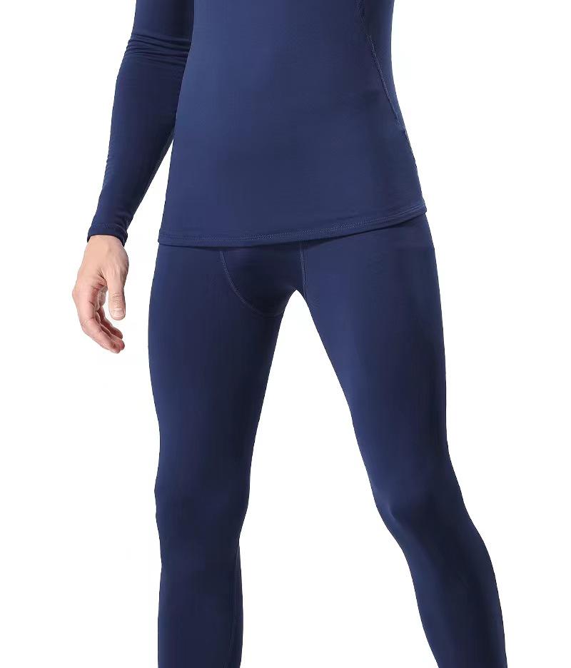 Men's Fleece-Lined Winter Thermal Quick-Dry Sports Base Layer Set