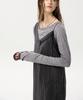 MIDNLOW Unbalanced Layered Dress