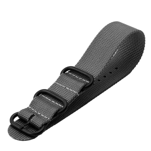 

МОД ZULU НЕЙЛОНОВЫЙ РЕМЕШОК, Ширина 20 мм, Ремешок НАТО, Ремешок для часов, Сменный ремешок, Настраиваемый, Серый мираж, для мужчин и женщин