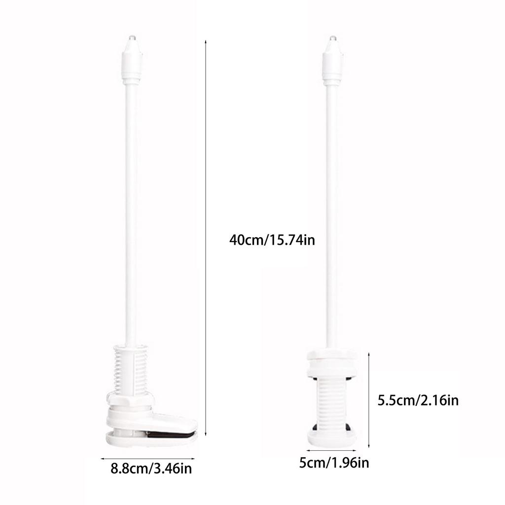 Držák dětské chůvičky bez vrtání Nastavitelný držák kamery s 360stupňovou rotací pro snadný dohled nad dítětem a bezpečnost