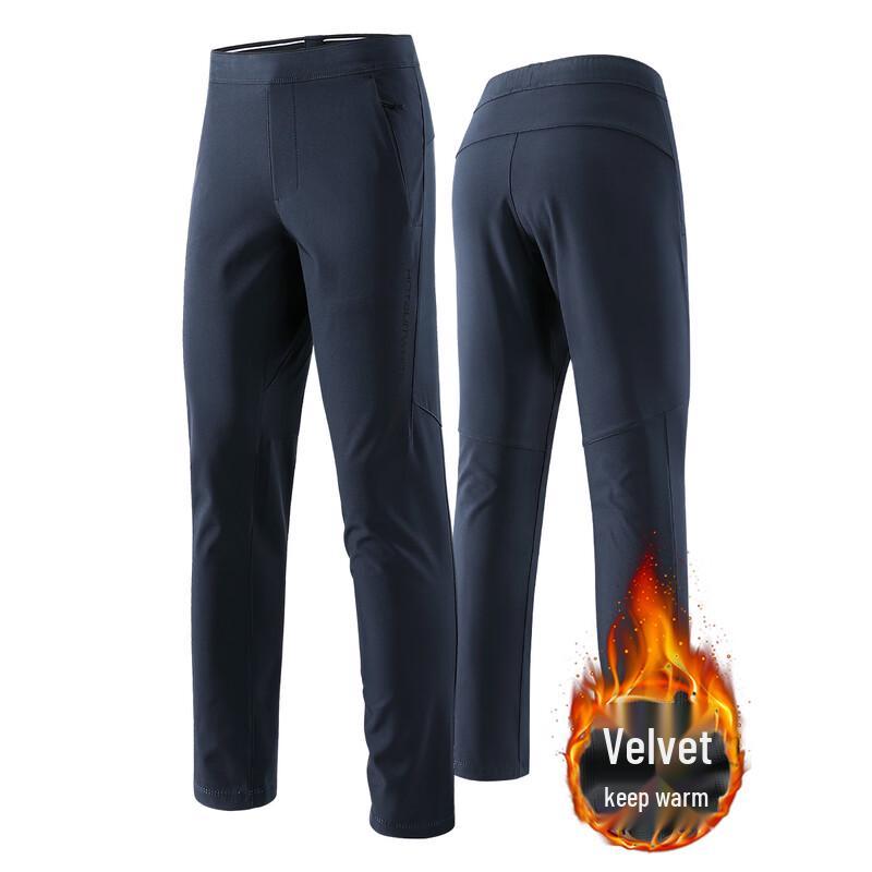 HOTSUIT Men's Windproof Water-Repellent Thermal Outdoor Softshell Pants