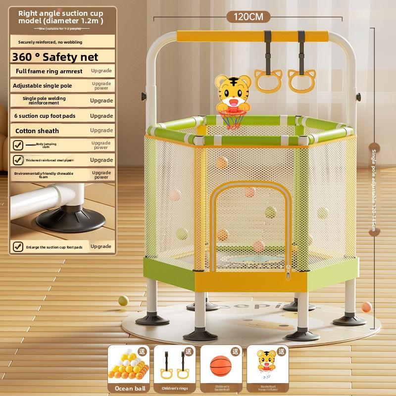 1.2m trampoline children s household baby indoor jumping bed children baby bouncing bed rubbing bed