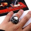 Accessories Motorcycle Style Men's Double Gun Skull Ring