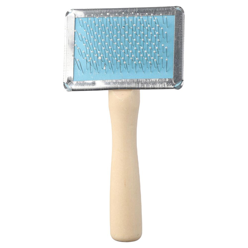 

Тонкая щетка для собак из нержавеющей стали, натуральные расчески от блох, расческа для домашних животных, щетка для ухода за животными