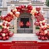 Rose Red Balloon Arch for Weddings, Birthdays, and Events