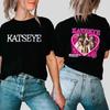 2026 Divertenti Uomini Donne Casual Grafiche Magliette Top Unisex Girocollo Manica Corta T-shirt Gotica Y2k Maglietta Vestiti Nuova Stampa Occhio di Gatto T-shirt