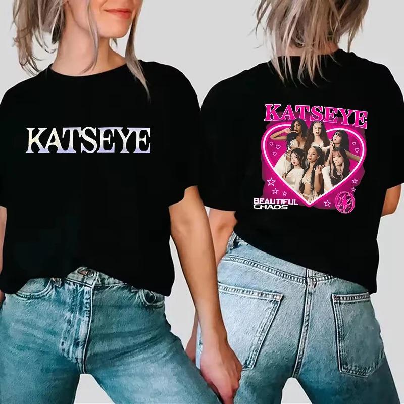 2026 Divertenti Uomini Donne Casual Grafiche Magliette Top Unisex Girocollo Manica Corta T-shirt Gotica Y2k Maglietta Vestiti Nuova Stampa Occhio di Gatto T-shirt