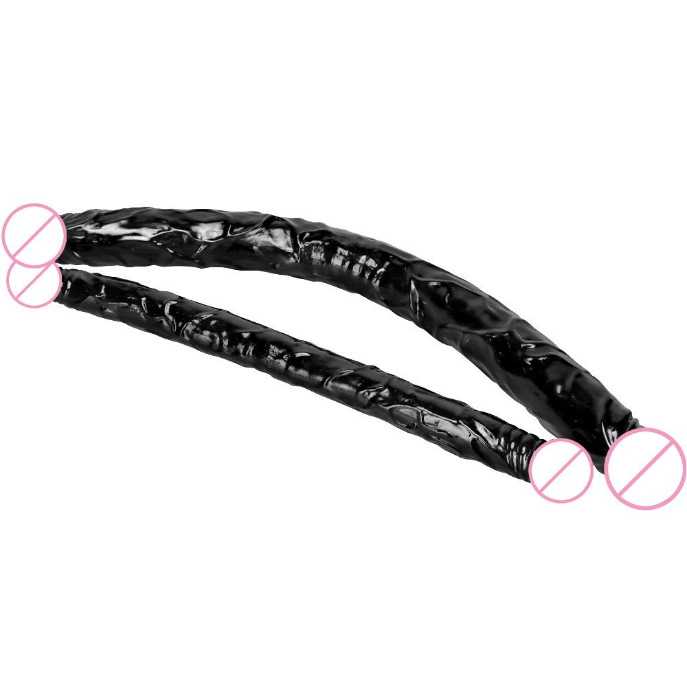 Dildo Extralargo de Doble Cabeza - Pene de Simulación Grande para Parejas Lésbicas