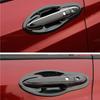 Carbon Fiber 8X Front Door Handle Bowl Cover Trim For Honda HR-V HRV 2016-2019