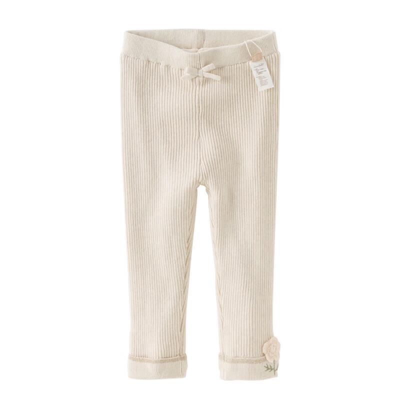 DAVE & BELLA Girls' Winter Fleece-Lined Knit Pants