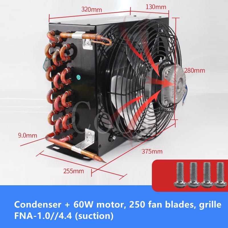 Keweili Condenser FNA-1.0/4.4 Freezer Box Radiator Evaporator Wind Water Cooling Heat Exchanger