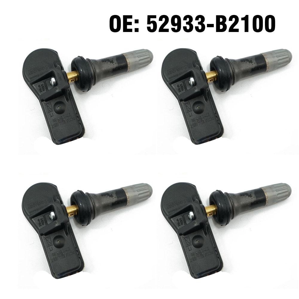 4 PCS Car Tire Pressure Monitor Sensor TPMS 52933-B2100 for Hyundai I10 for Kia Picanto Soul 2013 2014 2015 2016 2017 2018