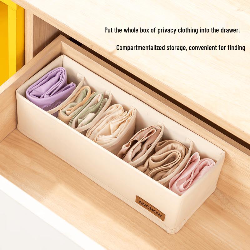 ANCHOW Fabric Underwear Drawer Organizer