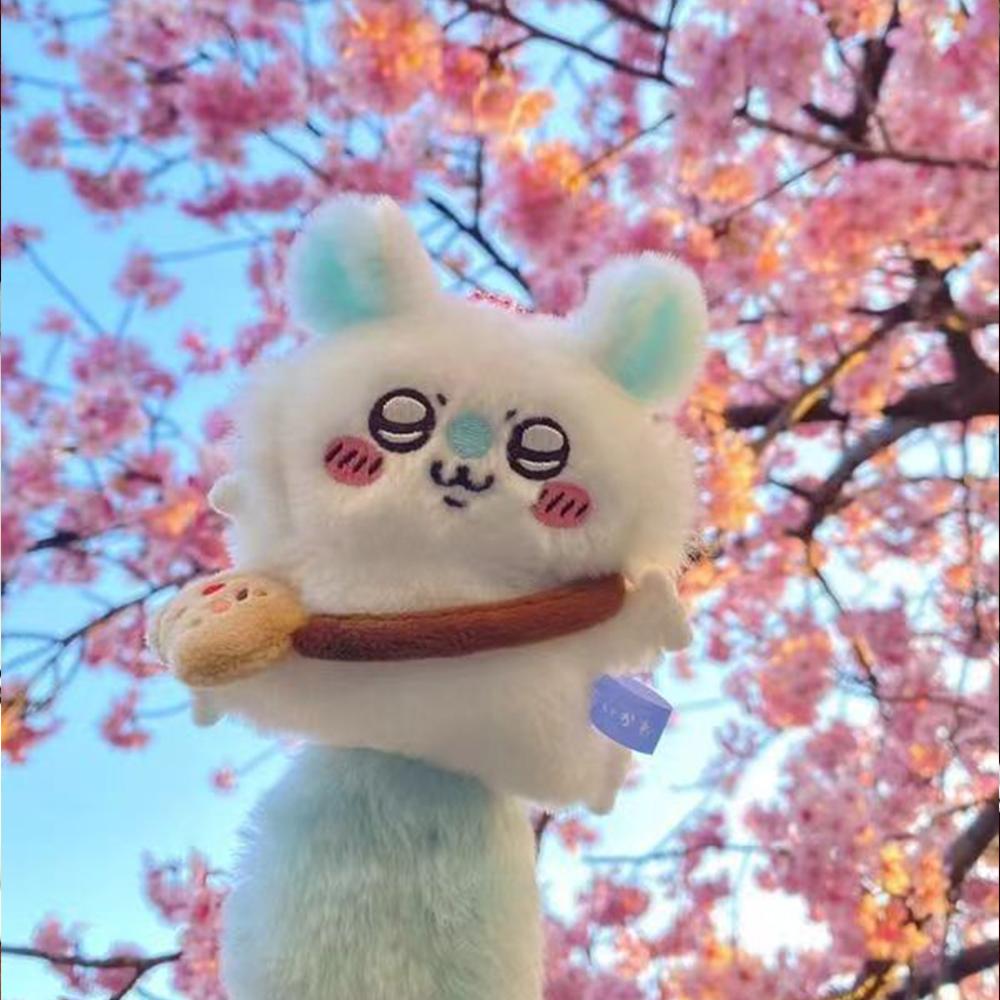 Yiji Cartoon-Figur Flugsaurier Plüschanhänger Puppe Schultasche Kawaii Tasche Anhänger Niedliches Mädchen Plüschtier Mädchen Geschenk