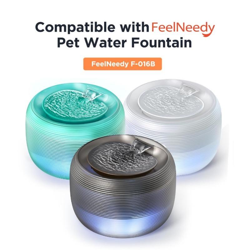 6 Pack Cat Water Fountain Filter Pet Water Fountain Filter for 84 fl oz/2.5L Cat Water Fountain (F-016B)