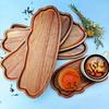 Acacia Wood Irregular Cloud Shape Serving Tray