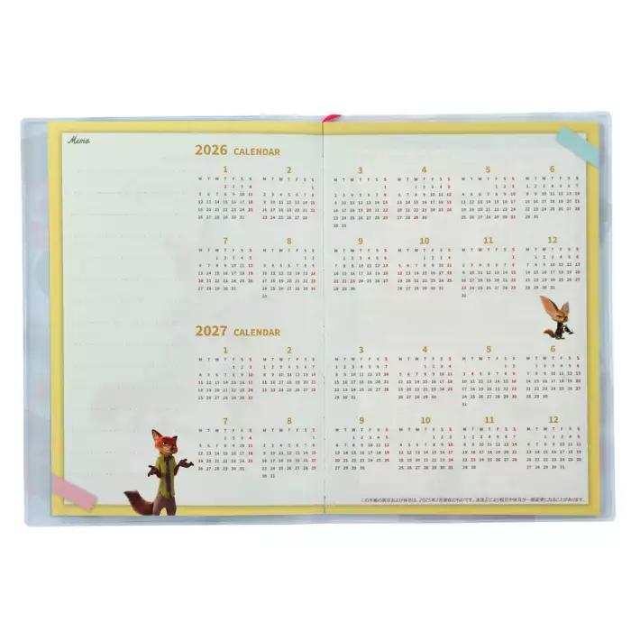 Disney Zootopia Planner/Schedule Book B6 Memories 2026 Japan NEW Disney Store
