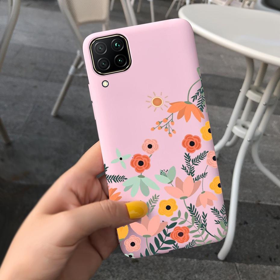 For Huawei P40 Lite Case Silicone Cute Cover Cases For Huawei P40 Lite E Cover Fundas P40Lite P 40 P40 Lite E TPU Coque Bumper