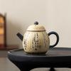 Chinese Antique Ceramic Teapots Handmade Tea Pot Ball Hole Filter Beauty Kettle Travel Portable Teaware Tea Ceremony Gifts 120ml