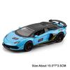 1:32 Revuelto SVJ63 Model Sports Car Toys Alloy Diecast Miniature Police Cars Sound Light Doors Opened Pull Back Toy Supercars