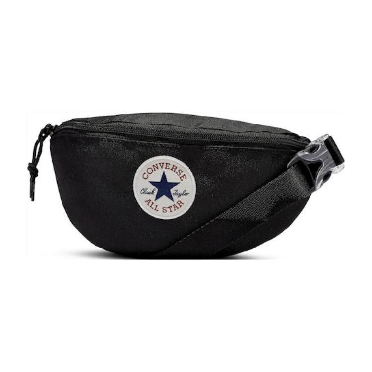 New Converse Fabric Sling Bag Fanny Pack Regular Unisex Black 10019907-A05