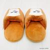 MORIPiLO Bread Thief Indoor Room Shoes Size Plush Cute Bread Thief Makura No Morishita Slippers, (Fluffy Knyac) 22.0-25.0cm, Unisex, Toy, Gift, Beige,