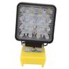 20W Handheld Work Light, 16 LED Beads, Rotating Head, Hiking with 2 USB Ports, for batteries:  200  201  203  204  206 etc. (ships without b