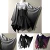 Fantasia de Performance de Halloween Nova Europeia e Americana para Mulheres Vestido Renascentista Medieval Gótico Cosplay Vestido de Palco