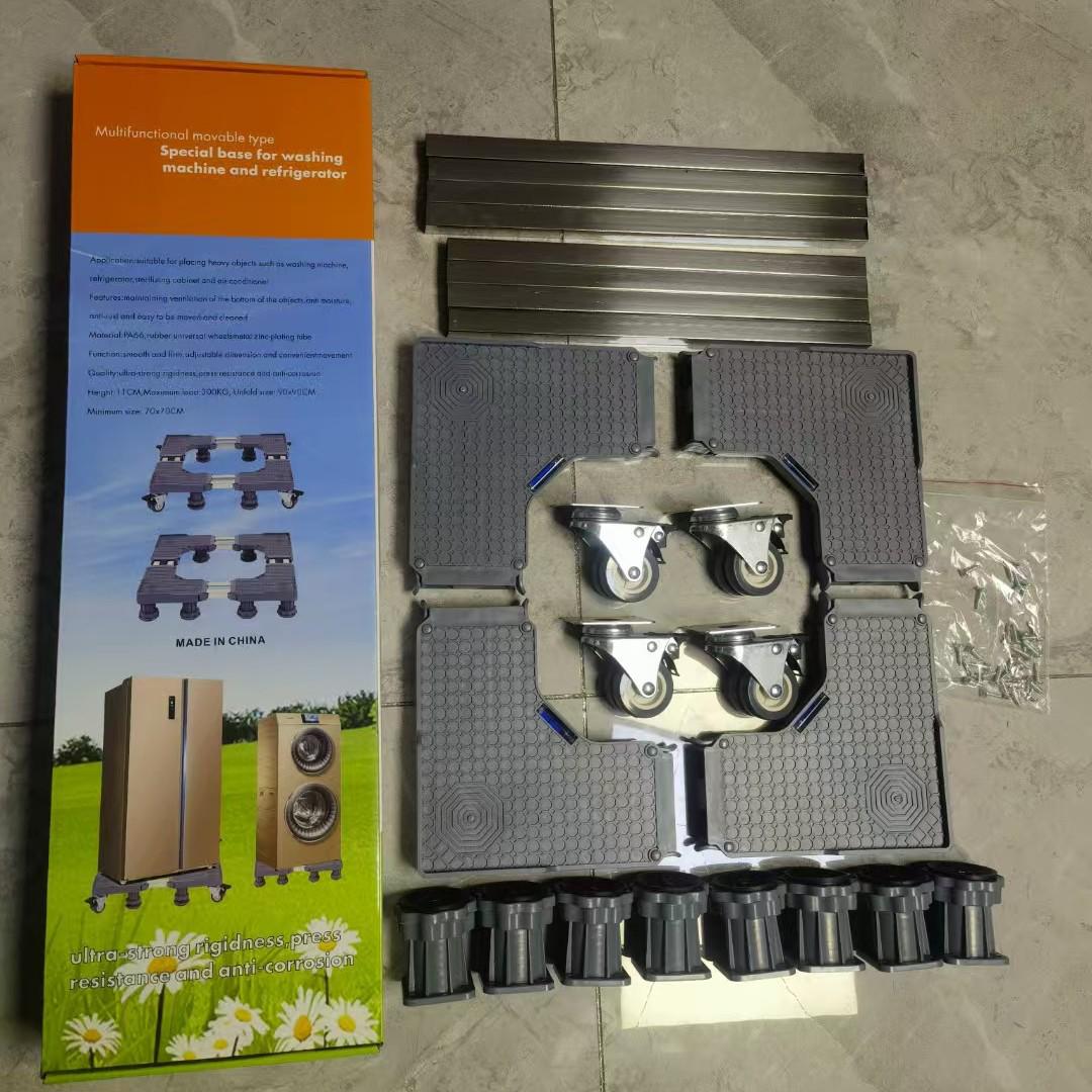 Universal Mobile Base Stand with Casters for Washing Machine, Refrigerator & Storage