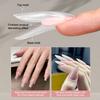 180Pcs Sandwich Dual Nail Form Mold Reusable Full Cover Mold Clear Nail Art Extension Shaping Tool Coffin Almond Nail Forms