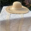 Lafite Straw Hat Women'S Rough Edge Hat, Summer Literary Sun Hat, Long-Term Stock, Fresh And Sweet Big Brim