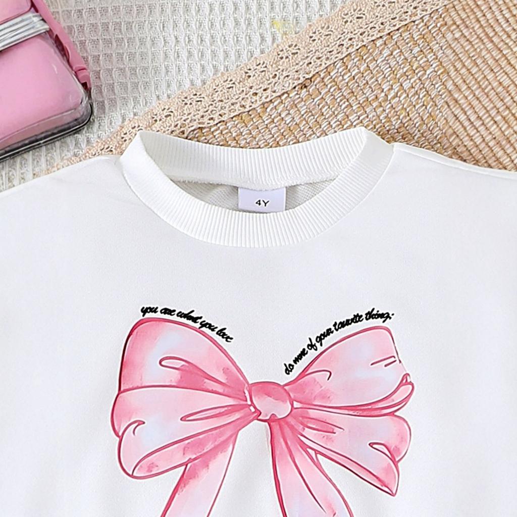 Kids Casual Long-Sleeve Set, Comfortable Daily Wear Outfits