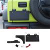 A03E-1 Set License Plate Frame Mounting Bracket With Light For Suzuki Jimny      Accessories Black