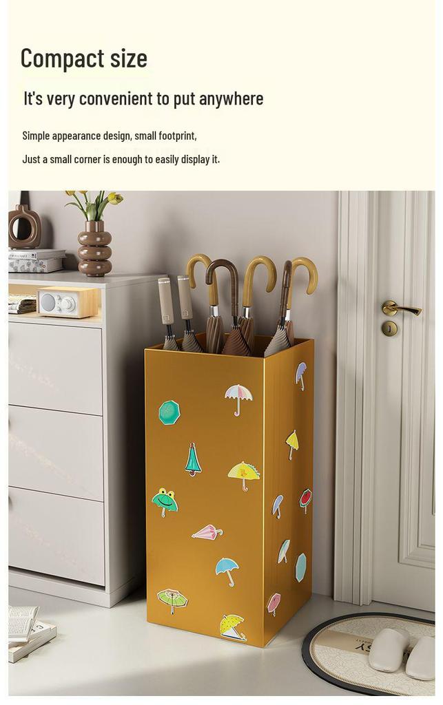 Entryway Umbrella Stand Rack - Cute Umbrella Storage for Doorway