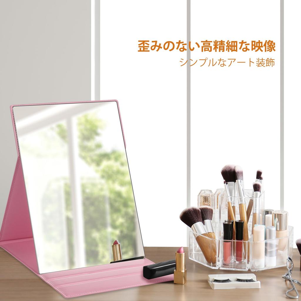 Mirror Tabletop Mirror Bend Stand Mirror Tabletop Mirror Makeup Mirror Mirror Cabinet Mirror Powder Mirror Portable Mirror Day KOUCOE Stylish Table