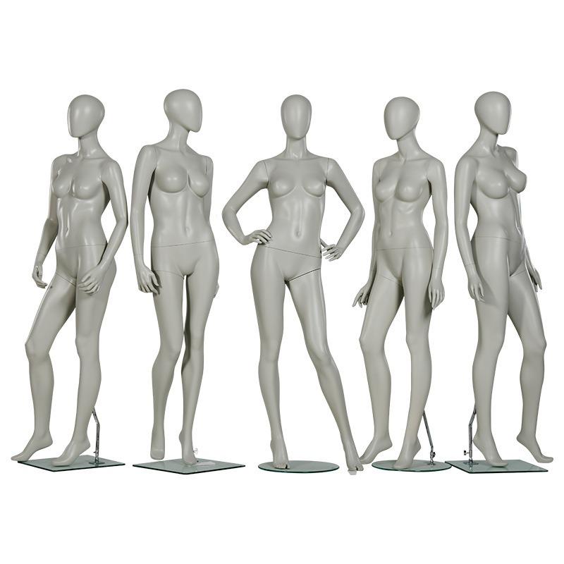 European & American Fiberglass Female Mannequin for Clothing Display In Stores