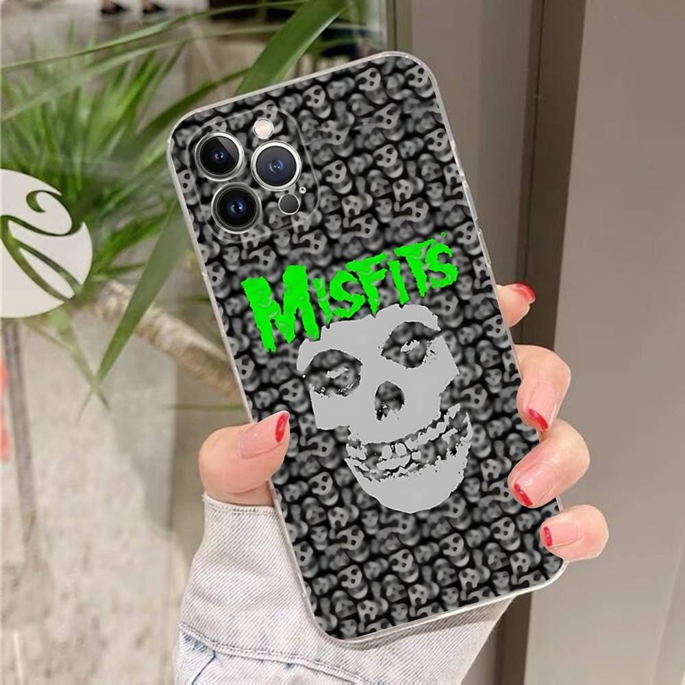 The Misfits Glenn Danzig For IPhone 17 16 15 11 12 13 14 Pro Max Soft TPU Silicone Back Cover Clear Case