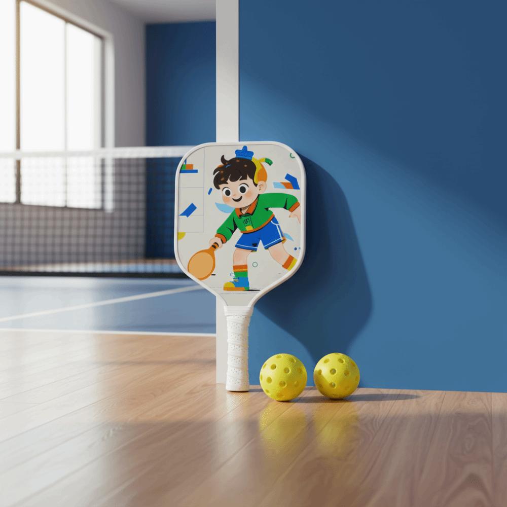 Lightweight Kid's Pickleball Set Colorful Children's Pickleball Rackets  Pickle Ball Equipment