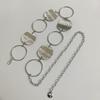 Fashionable Metal Round Disc Splicing Women'S Waist Chain Dress Decoration Body Chain Jewelry Accessories
