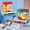 Simulated Barbecue Toys for Kids with Spray Light and Sound Pretend Play Kitchen Cooking BBQ Oven Educational Toys Birthday Gift