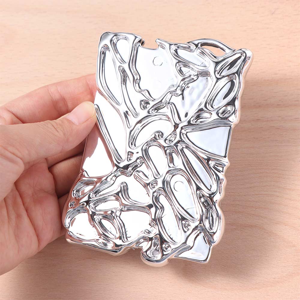 Metallic Style Photo Card Frame Electroplate Idol Photo Display Stand  Card Storage Case