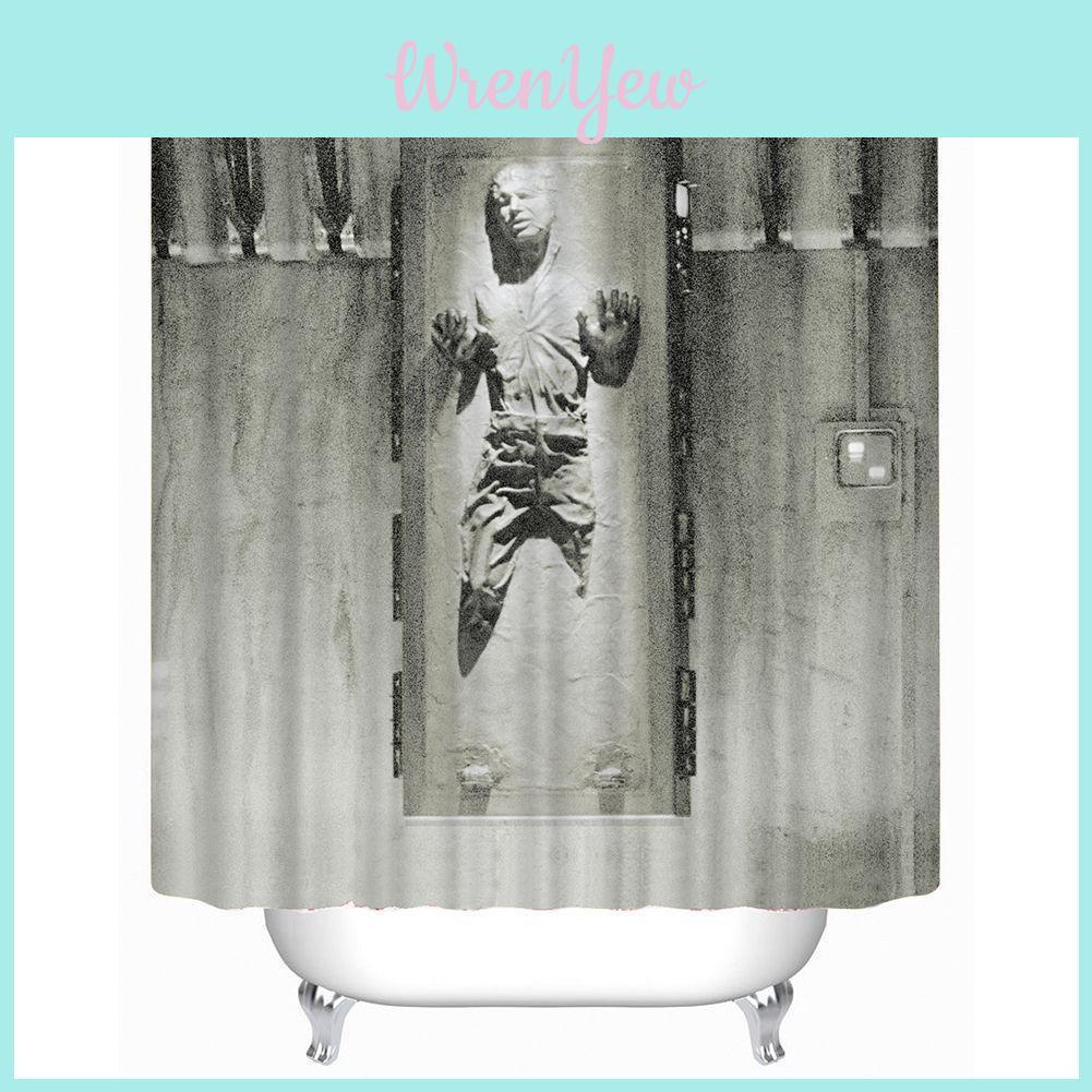 Festive Halloween Mummy Zombie Design Polyester Shower Curtain Full Print