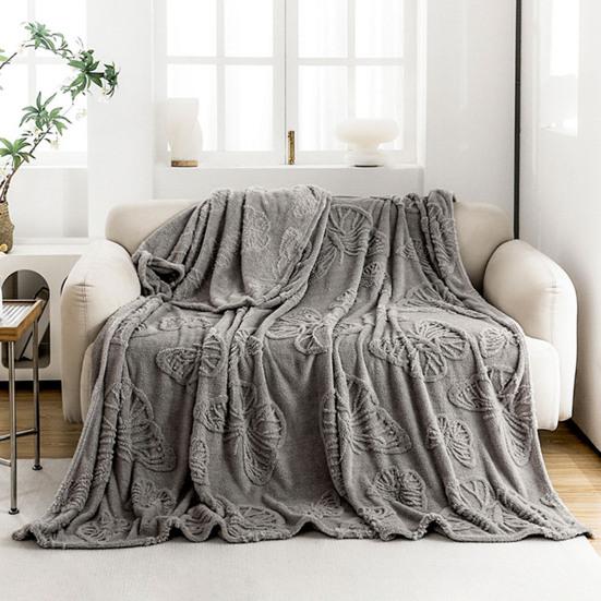 3D Butterfly Baby Blanket Double-Sided Flannel Soft Throw Blanket Fluffy Infant Toddler