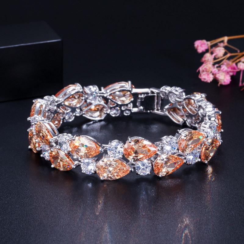 Mona Lisa European & American Style Zircon Bangle - Korean Fashion Hot Selling Jewelry