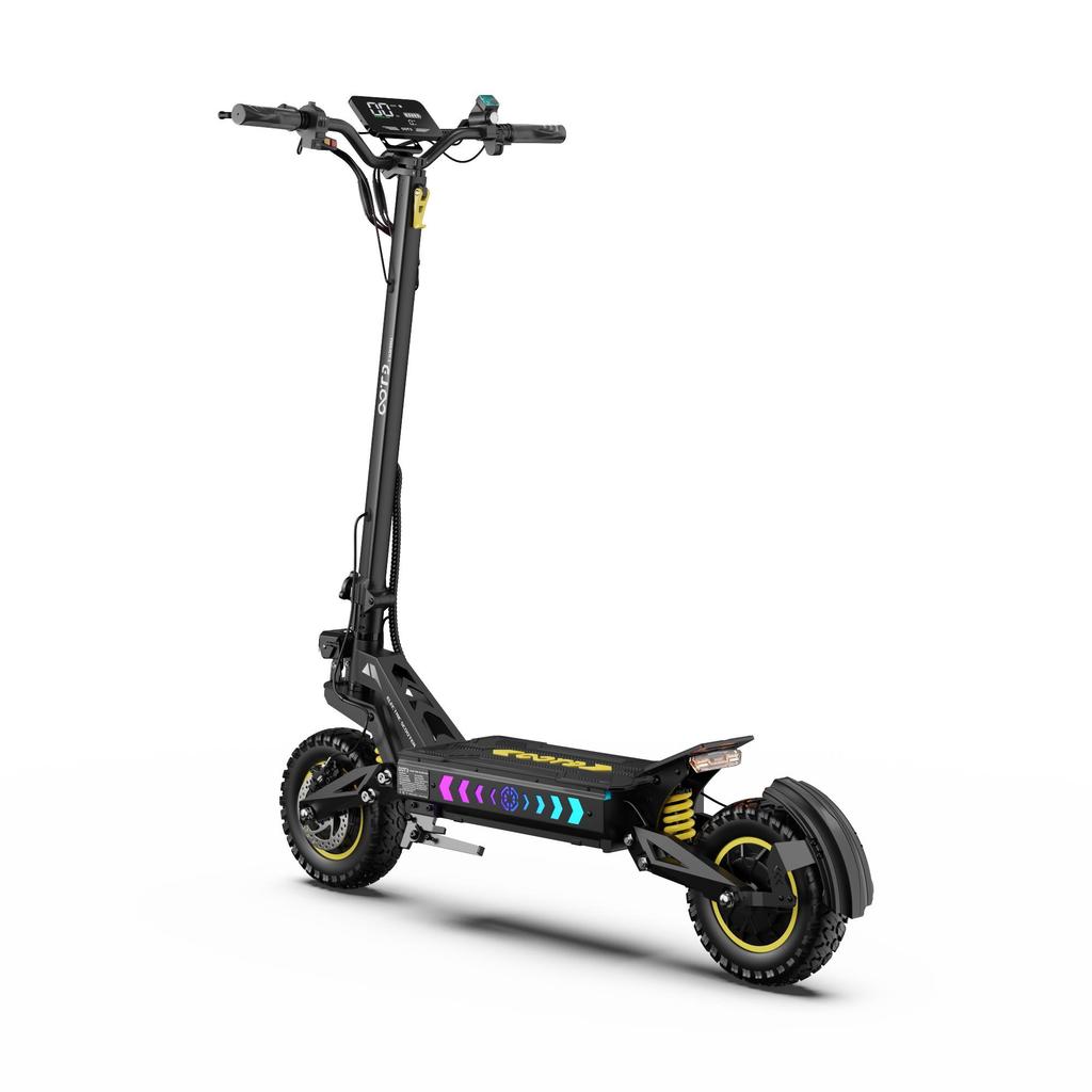OOTD T10 Pro All-Terrain Volwassen Elektrische Scooter 52V23.4AH 70KM Bereik 150KG Laadvermogen 11Inch Off-Road Banden 1300*2 Dubbele Motor E-Scooter