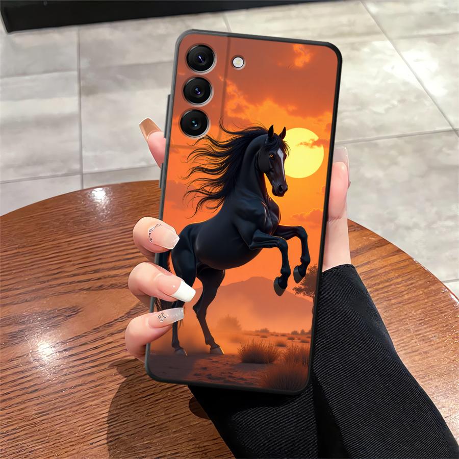 Phone Cover Case for Samsung Galaxy A05 A70 A06 A50 A52 A36 A53 A17 A25 A16 A55 A41 A57 A15 A73 A51 A37 A12 A23 A13 Sky Horse