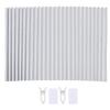 RV Blinds Full Blackout Non Woven Fabric No Drilling Adhesive Motorhome Window Blinds Shades White