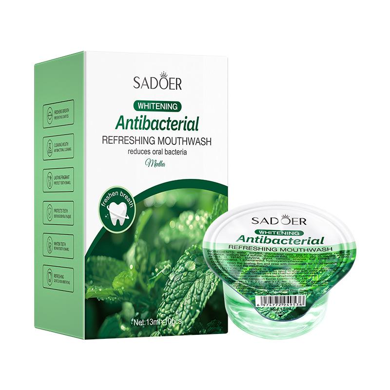 Mint Antibacterial Fresh Breath Mouthwash for Oral Hygiene Cleansing and Long-Lasting Freshness