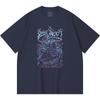 230 Gsm 100% Cotton Heavy Metal T-Shirt  Rock Band Popular Music Print Unisex Heavy Cotton T Shirt